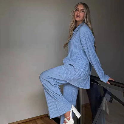 Two-Piece Long Sleeve Suit